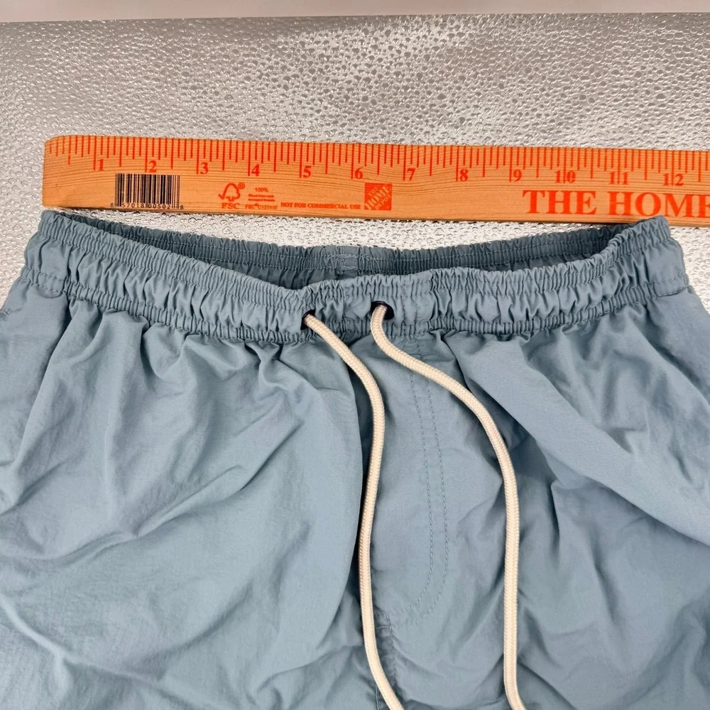 Life is Good Mens Swim Trunks Blue Gray Mesh Lined‎ Board Shorts Small